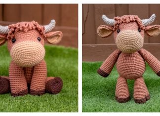 Holly the Highland Cow Amigurumi Free Crochet Pattern Holly the Highland Cow Amigurumi Free Crochet Pattern