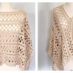 Lacy Summer Poncho Free Crochet Pattern