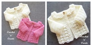 Lotus Shells Baby Jacket Free Crochet Pattern