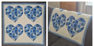 Love for Squares Blanket Free Crochet Pattern