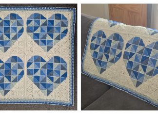 Love for Squares Blanket Free Crochet Pattern