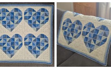 Love for Squares Blanket Free Crochet Pattern