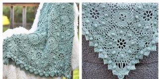 Octagon Lace Throw Free Crochet Pattern