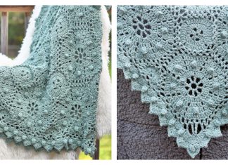 Octagon Lace Throw Free Crochet Pattern