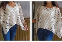 Sierra Sun Poncho Free Crochet Pattern