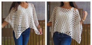 Sierra Sun Poncho Free Crochet Pattern
