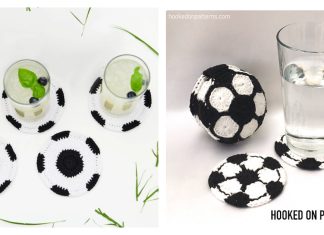 Soccer Ball Coaster Crochet Patterns