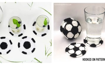 Soccer Ball Coaster Crochet Patterns