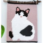 Sweetheart Kitty Tapestry Free Crochet Pattern