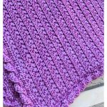 Textured Star Stitch Baby Blanket Free Crochet Pattern