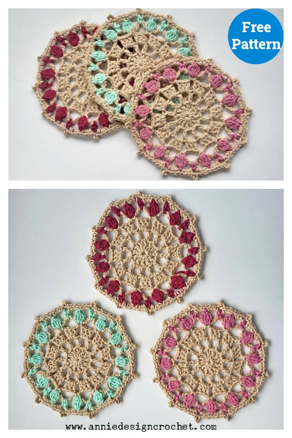 Vintage Lace Coaster Free Crochet Pattern