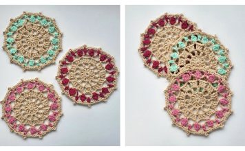 Vintage Lace Coaster Free Crochet Pattern
