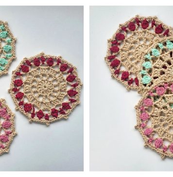 Vintage Lace Coaster Free Crochet Pattern