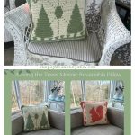 Woodland Mosaic Reversible Pillow Free Crochet Pattern