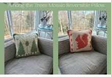 Woodland Mosaic Reversible Pillow Free Crochet Pattern Woodland Mosaic Reversible Pillow Free Crochet Pattern