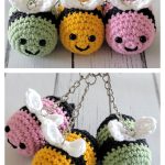 Bee Keychain Free Crochet Pattern