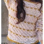 Bright Sunny Mesh Top Free Crochet Pattern