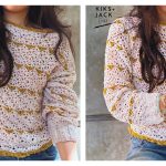 Bright Sunny Mesh Top Free Crochet Pattern