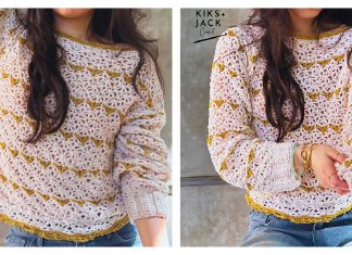 Bright Sunny Mesh Top Free Crochet Pattern