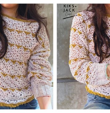 Bright Sunny Mesh Top Free Crochet Pattern