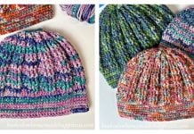 Burst Beanie Free Crochet Pattern and Video Tutorial