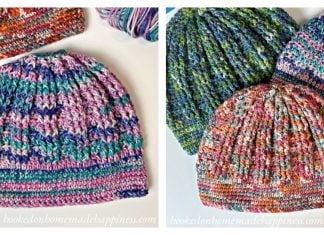 Burst Beanie Free Crochet Pattern and Video Tutorial