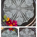 Floral Fantasy Doily Free Crochet Pattern