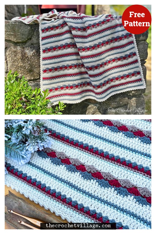 Heartland Blanket Free Crochet Pattern