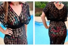 Lacy Leaf Swimsuit Coverup Free Crochet Pattern and Video Tutorial