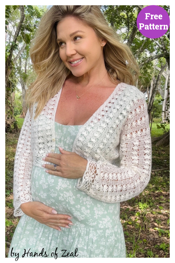Lumiere Cardigan Free Crochet Pattern