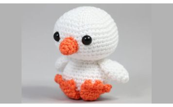 Miniature Duckling Free Crochet Pattern