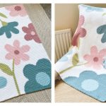 Pastel Meadows Baby Blanket Free Crochet Pattern