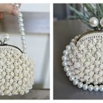 Pearls and Prosecco Purse Free Crochet Pattern