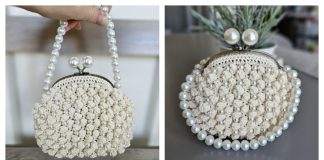 Pearls and Prosecco Purse Free Crochet Pattern