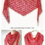 Rosehip Lace Shawl Free Crochet Pattern