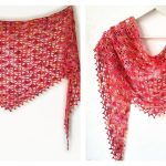 Rosehip Lace Shawl Free Crochet Pattern