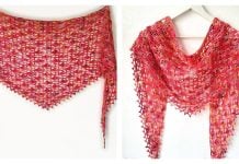 Rosehip Lace Shawl Free Crochet Pattern