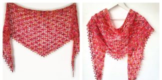Rosehip Lace Shawl Free Crochet Pattern