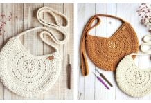 Round Circle Boho Bag Crochet Pattern