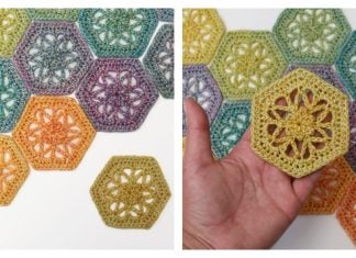Simple Hexagon Free Crochet Pattern