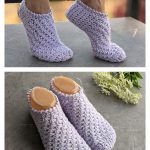 Soft House Slippers Free Crochet Pattern and Video Tutorial