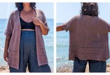 Arrowhead Cardi Free Crochet Pattern