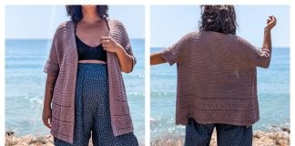 Arrowhead Cardi Free Crochet Pattern