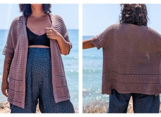 Arrowhead Cardi Free Crochet Pattern