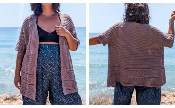 Arrowhead Cardi Free Crochet Pattern
