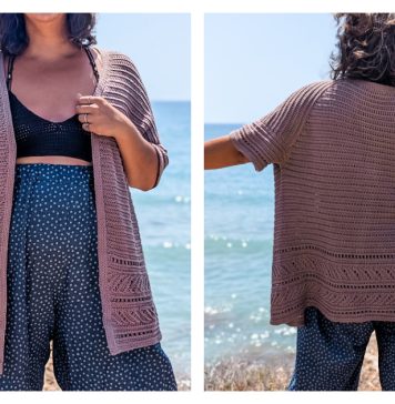 Arrowhead Cardi Free Crochet Pattern