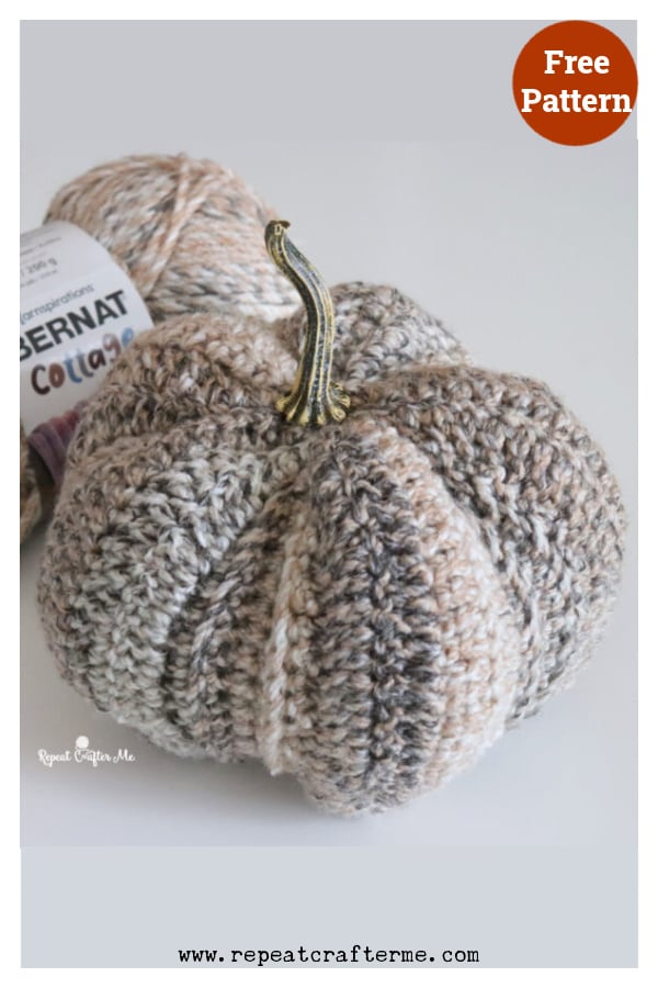 Cottage Pumpkin Free Crochet Pattern