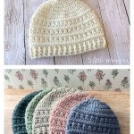 Criss Cross Hat Free Crochet Pattern