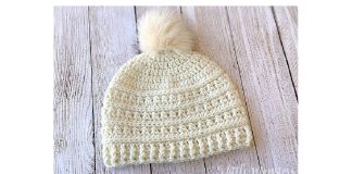 Criss Cross Hat Free Crochet Pattern