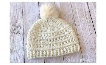 Criss Cross Hat Free Crochet Pattern